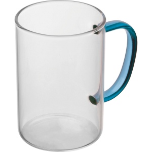 Tasse en verre avec poignée colorée EDDA 3