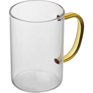 Tasse en verre avec poignée colorée EDDA 5