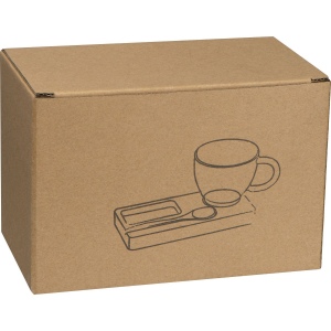 Plateau de service avec cuillère en bambou ROSA 4