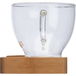 Plateau de service avec cuillère en bambou ROSA 9