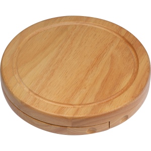 Plateau à fromage en bambou avec 3 ustensiles JOZEF 3