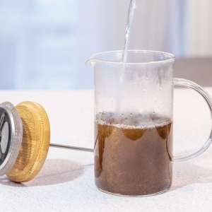 Cafetière avec couvercle en bambou NATHAN 10