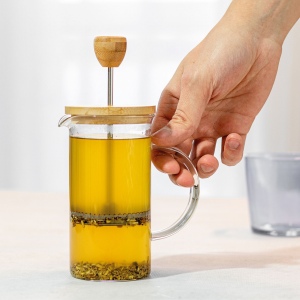 Cafetière avec couvercle en bambou NATHAN 11