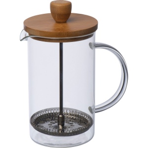 Cafetière avec couvercle en bambou NATHAN