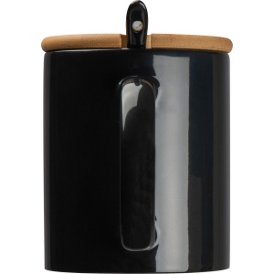 Tasse avec cuillère et couvercle en bambou LOTHAR 8