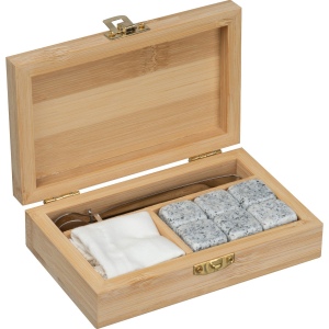 Set de glaçons dans une boîte en bambou EWA 3