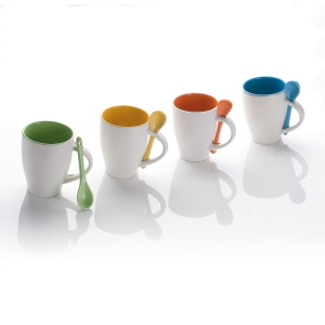 Tasse en porcelaine avec cuillère ARMANDO 13