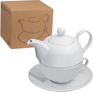 Service à thé deux en un: tasse, soucoupe et théière ELIAS 2