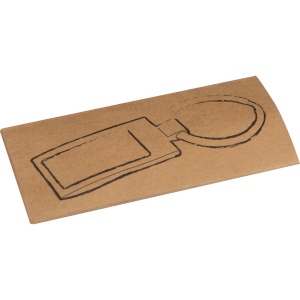 Porte-clés rectangulaire en métal NAOMI 3