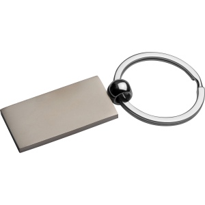 Porte-clés en métal rectangulaire CECILIA