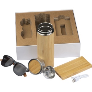 Set cadeau avec chargeur, gobelet et lunettes EMILIA 2