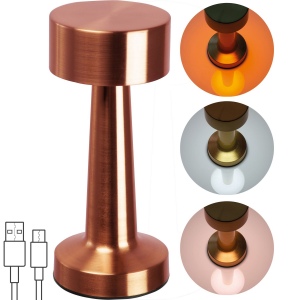 Lampe de table en acier inoxydable ILSE