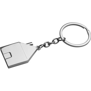 Porte-clés métallique en forme de maison GILBERT 2