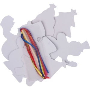 Set d'ornements en papier à gratter à suspendre PROKOP 4