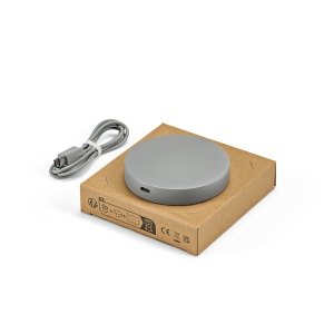 Chargeur sans fil Lovelace Calcaire. 15W. Port USB-C 16