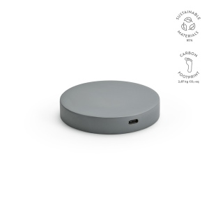 Chargeur sans fil Lovelace Calcaire. 15W. Port USB-C