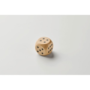 Dés en bois Schima 3cm dia - DADIN 4