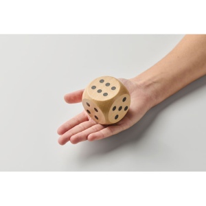 Dés en bois Schima de 5cm dia - DADO 3