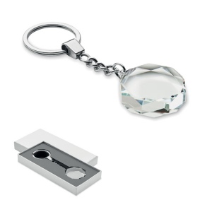Porte-clés rond en verre - ROUNDWARD 2