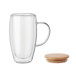 Mug en verre double paroi 450ml - TEROL 3