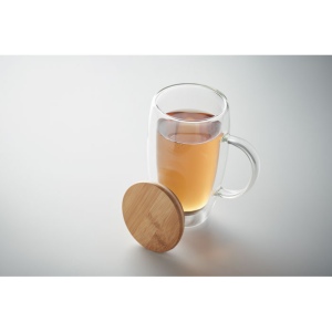 Mug en verre double paroi 450ml - TEROL 5