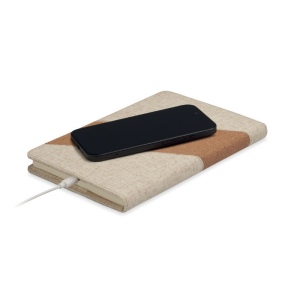 Carnet A5 avec chargeur 15W - CORTONA 3