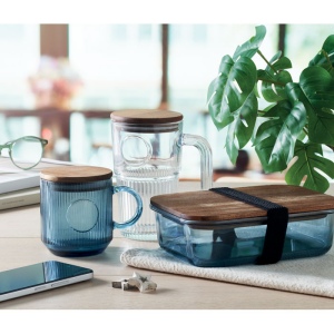 Mug en verre strié 300ml - VITRIO MUG 3