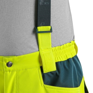 Pantalon softshell à bretelles haute visibilité Homme CXS 4