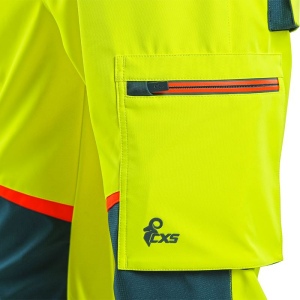Pantalon softshell à bretelles haute visibilité Homme CXS 7
