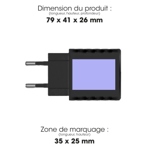 SHINCHAKU - CHARGEUR SECTEUR USB TYPE-C GAN 20W POWER DELIVERY - NOIR 2
