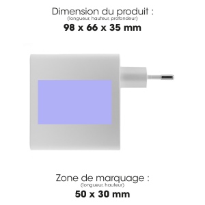 YORIYOI - CHARGEUR SECTEUR ECO 60W 6A POWER DELIVERY 2