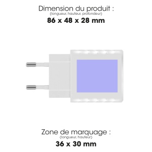 HAITATSU - CHARGEUR SECTEUR GAN 35W USB TYPE-C POWER DELIVERY - BLANC 2