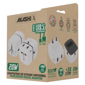 OROCHI - ADAPTATEUR UNIVERSEL PREMIUM 20W - 3A 3