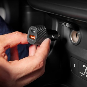 KEKU - CHARGEUR ALLUME CIGARE TURBO CAC USB TYPE-C 20W + USB-A QC3.0 5