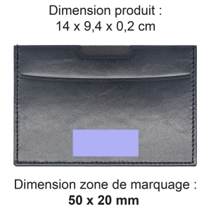PORTE CARTE GRISE & DOCUMENTS EN CUIR VERITABLE NOIR 2