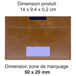 PORTE CARTE GRISE & DOCUMENTS EN CUIR VERITABLE MARRON FONCE 2