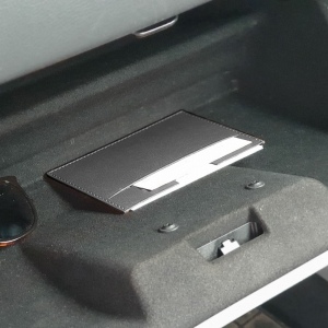 PORTE CARTE GRISE & DOCUMENTS EN SIMILI-CUIR NOIR GRAINE 5