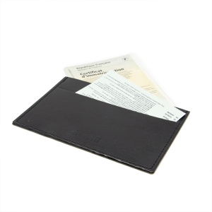 PORTE CARTE GRISE & DOCUMENTS EN SIMILI-CUIR LISSE NOIR 5