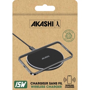SEKKU - CHARGEUR ULTRA-RAPIDE SANS FIL 15W NOIR 4