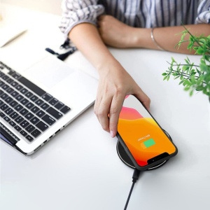 SEKKU - CHARGEUR ULTRA-RAPIDE SANS FIL 15W NOIR 5
