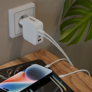 HIMAN - PACK CHARGEUR SECTEUR GAN 100W + CABLE TYPE-C 100W 5
