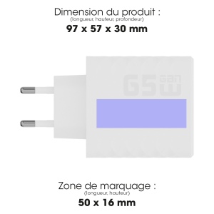 ATSUI - PACK CHARGEUR SECTEUR GAN ECO 67W + CABLE USB-C 67W 2