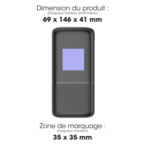 NETO - BATTERIE DE SECOURS 30 000 MAH NOIRE 2