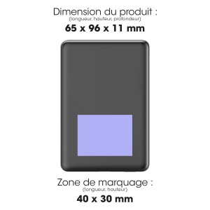 MANTI - BATTERIE DE SECOURS MAGSAFE CHARGEMENT SANS FIL 5000 MAH 2