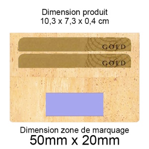 PORTE-CARTES HORIZONTAL AVEC OU SANS ANTI-RFID  LIEGE 2