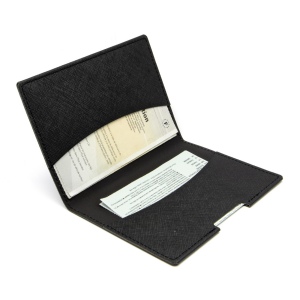 PORTE-PASSEPORT / CARTE GRISE / ASSURANCE  EN SIMILI-CUIR NOIR GRAINE 7