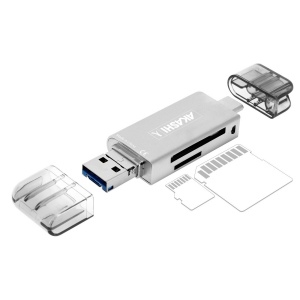 KAGI - LECTEUR DE CARTE - SD / MICRO SD 3 EN 1
