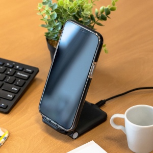 HOSON - CHARGEUR SANS FIL INDUCTION 15W STAND EN MATÉRIAUX RECYCLÉS 5