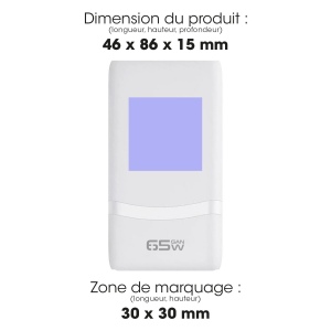 PASO - CHARGEUR SECTEUR 65W UNIVERSEL - EU/US/UK/AUS 2