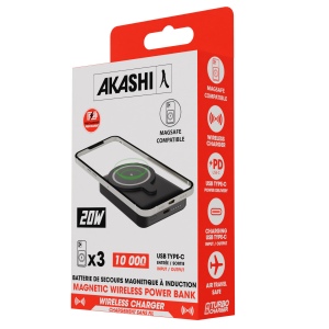 MUSEN - BATTERIE DE SECOURS MAGSAFE CHARGEMENT SANS FIL 10 000 MAH 3